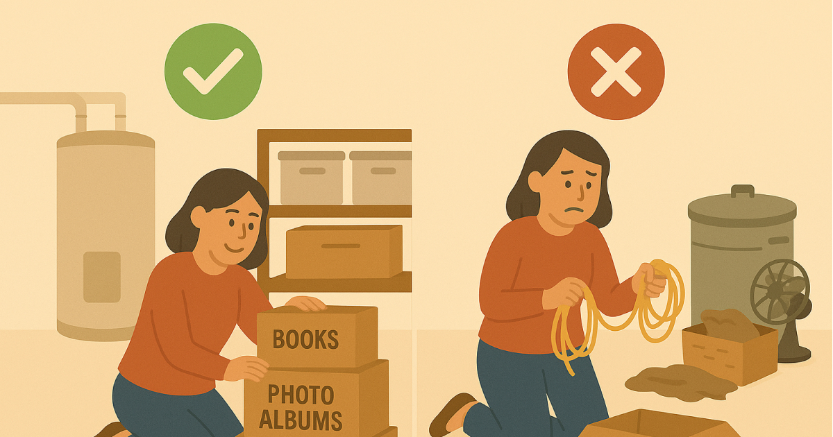 Basement Organization Tips