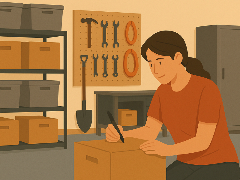 How to Label Boxes for Storage and Actually Find Things Later